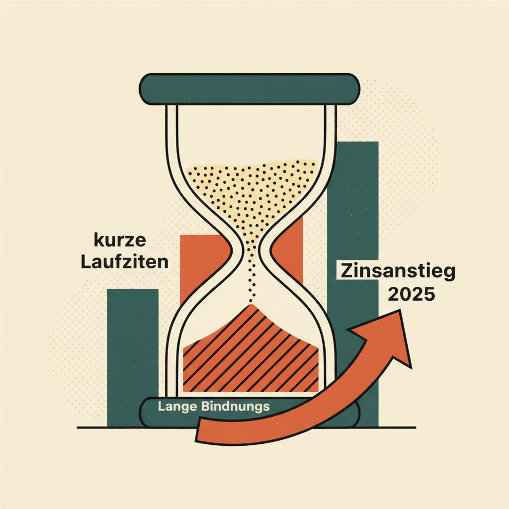 Festgeld 2025: Kurze vs. lange Laufzeiten bei Zinsanstieg