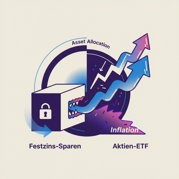 Festzins-Sparen vs. Aktien-ETF 2026: Asset Allocation